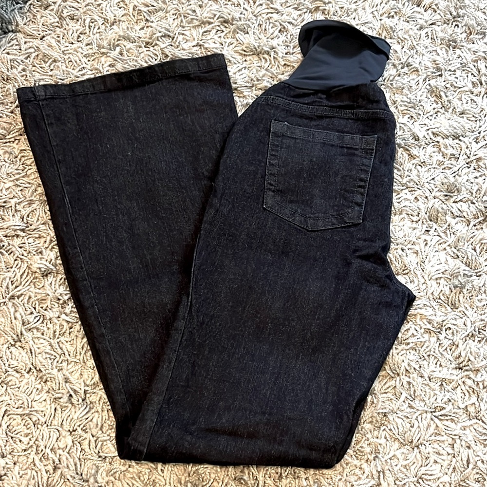 Oh Baby by Motherhood Maternity Jeans in Dark Wash, Small